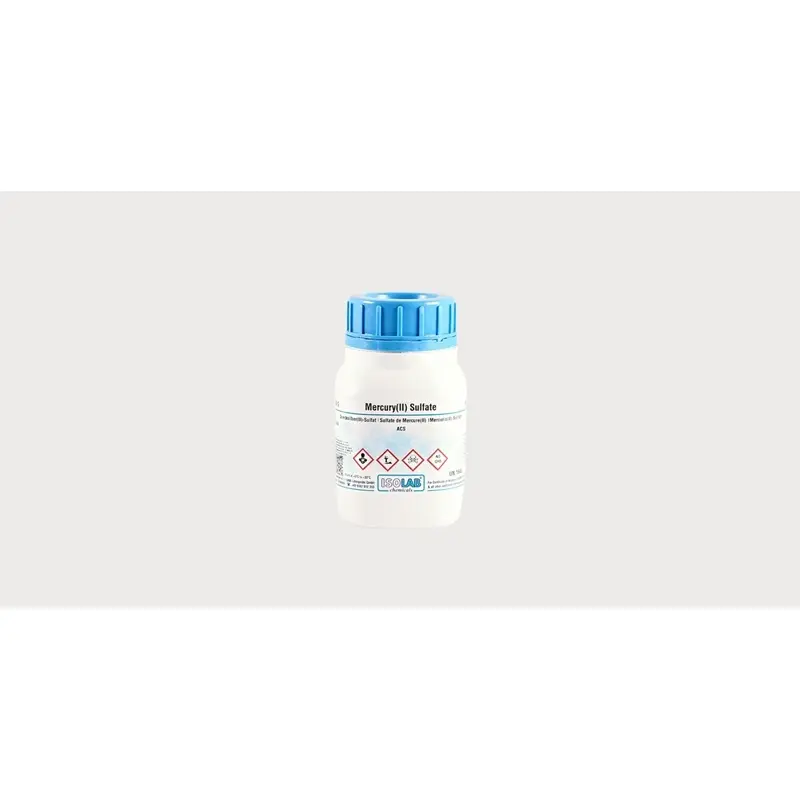 İSOLAB – Mercury(Iı) Sulfate ≥ 99%, For Analysıs Acs – 250 g