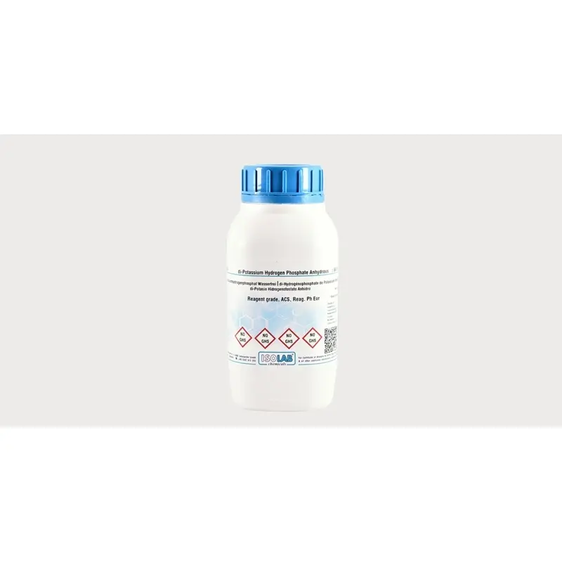 İSOLAB – Dı-Potassium Hydrogen Phosphate Anhydrous ≥ 99%, For Analysıs Reagent, Acs, Reag.Ph.Eur – 1 kg