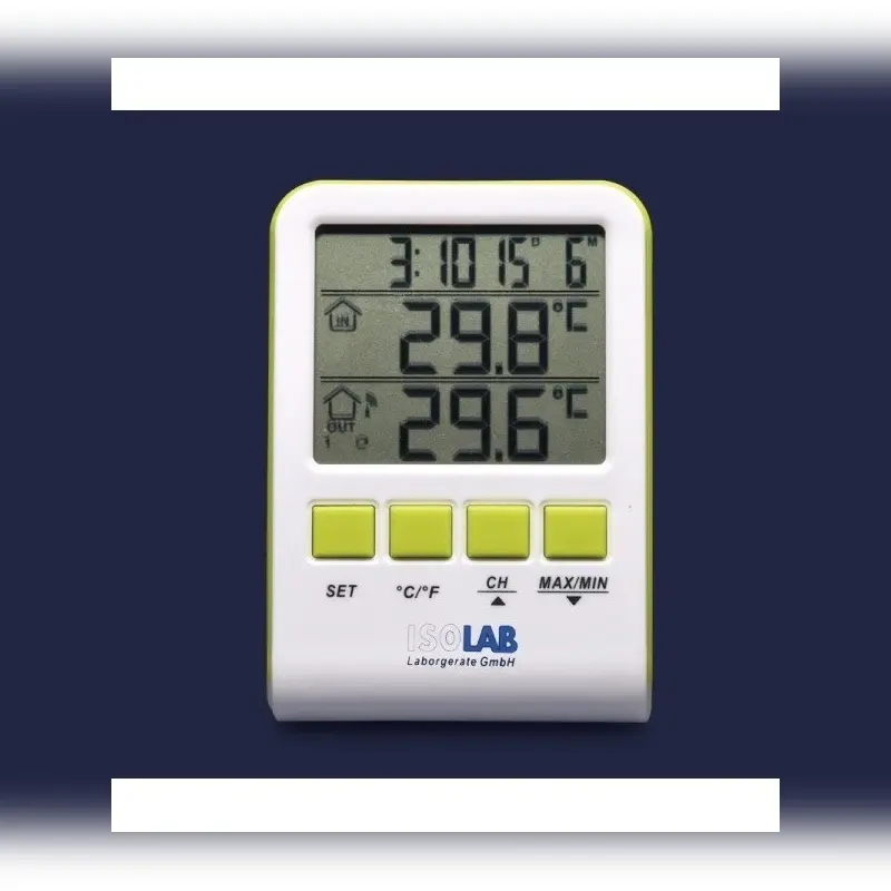 İSOLAB termometre kablosuz max&min