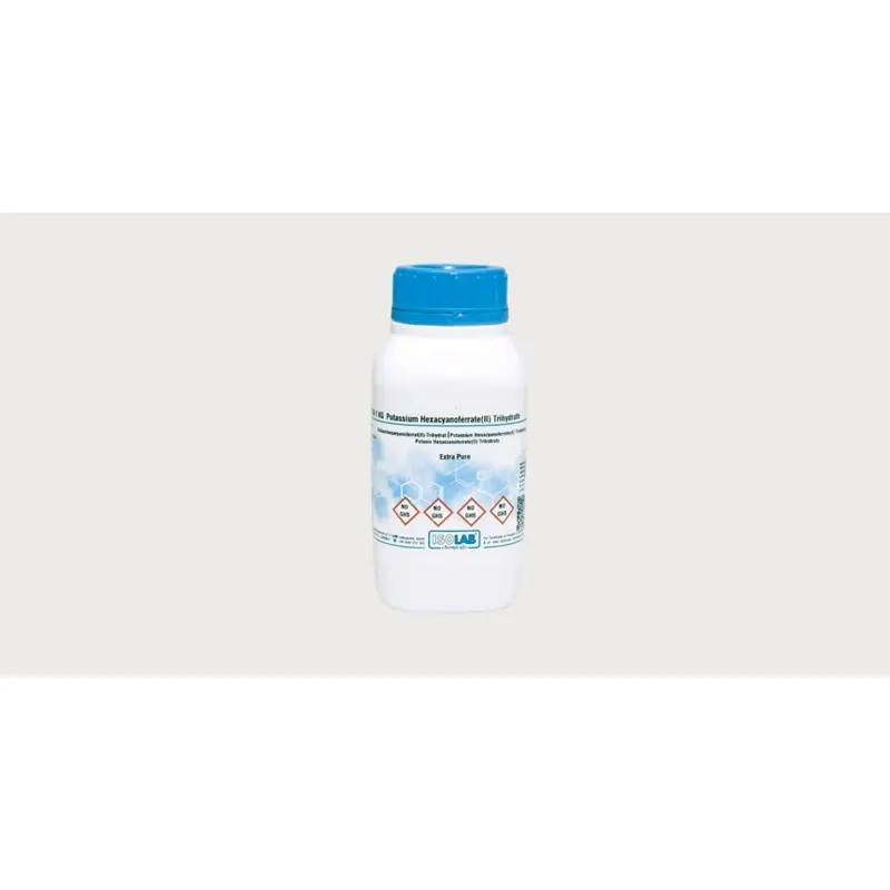 İSOLAB – Potassium Hexacyanoferrate(Iı) Trıhydrate ≥ 99%, Extra Pure – 1 kg